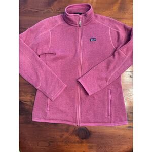 Patagonia Women's Better Sweater Red Fleece Jacket Full Zip Gorpcore Outdoors L
